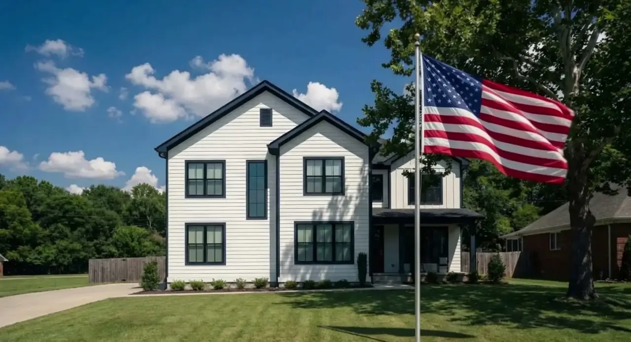 Patriots' Pride installed home in the Chattanooga, Tennessee area