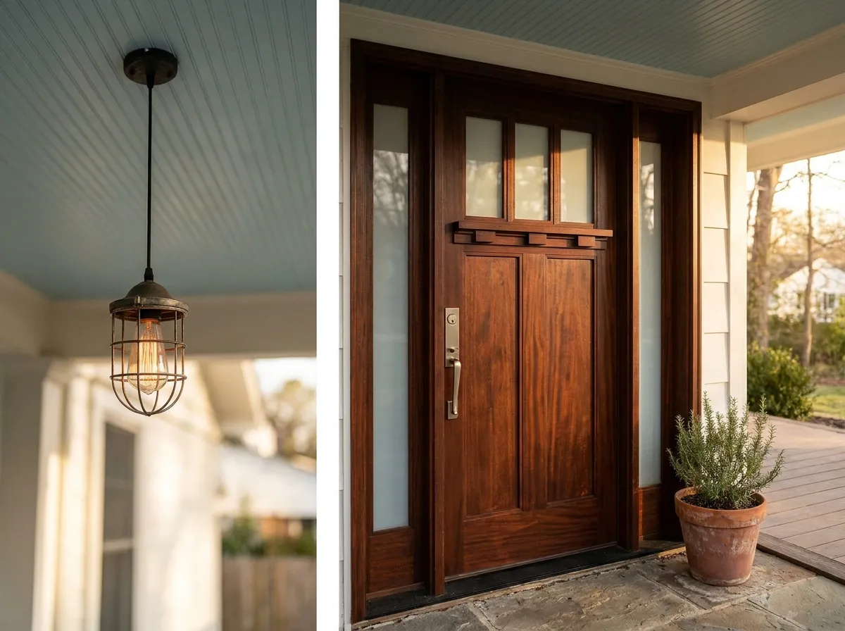 Entry door installation